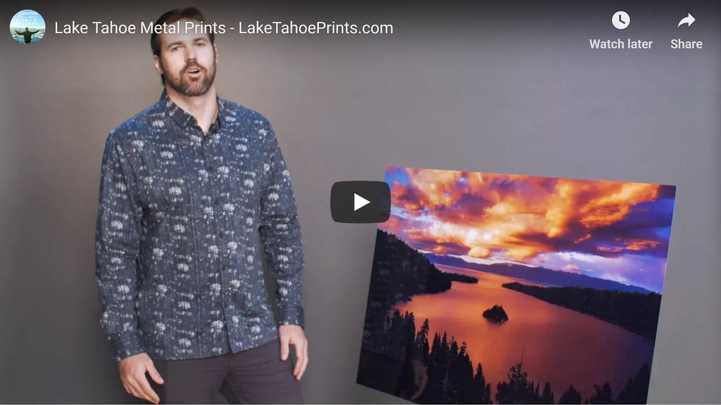 Lake Tahoe Wall Art - Metal Prints
