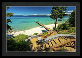 36 Million Dollar Lake Tahoe View - Framed Print