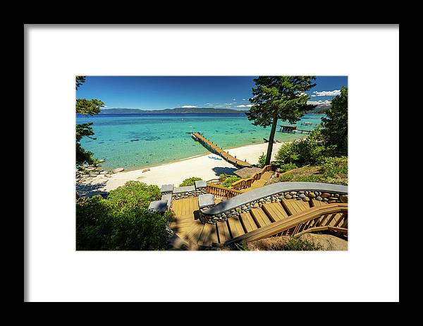 36 Million Dollar Lake Tahoe View - Framed Print