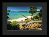 36 Million Dollar Lake Tahoe View - Framed Print