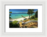36 Million Dollar Lake Tahoe View - Framed Print