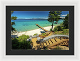 36 Million Dollar Lake Tahoe View - Framed Print