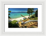 36 Million Dollar Lake Tahoe View - Framed Print