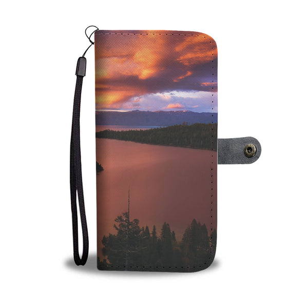 Emerald Bay Fire by Brad Scott - Phone Case Wallet