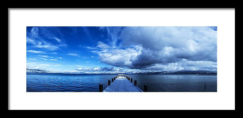 A Tahoe Winters Dream - Framed Print