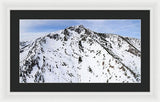 Aerial View Of Mount Tallac, Lake Tahoe - Framed Print-Lake Tahoe Prints