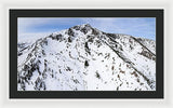 Aerial View Of Mount Tallac, Lake Tahoe - Framed Print-Lake Tahoe Prints