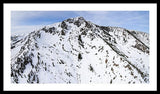 Aerial View Of Mount Tallac, Lake Tahoe - Framed Print-Lake Tahoe Prints