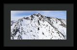 Aerial View Of Mount Tallac, Lake Tahoe - Framed Print-Lake Tahoe Prints