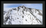 Aerial View Of Mount Tallac, Lake Tahoe - Framed Print-Lake Tahoe Prints