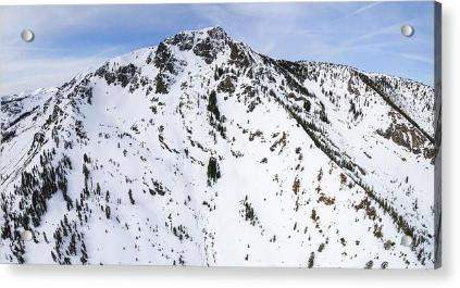 Aerial View Of Mount Tallac, Lake Tahoe - Acrylic Print-Lake Tahoe Prints