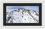 Aerial View Of Mount Tallac, Lake Tahoe - Framed Print-Lake Tahoe Prints