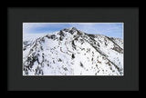 Aerial View Of Mount Tallac, Lake Tahoe - Framed Print-Lake Tahoe Prints
