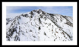 Aerial View Of Mount Tallac, Lake Tahoe - Framed Print-Lake Tahoe Prints