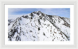 Aerial View Of Mount Tallac, Lake Tahoe - Framed Print-Lake Tahoe Prints