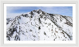 Aerial View Of Mount Tallac, Lake Tahoe - Framed Print-Lake Tahoe Prints