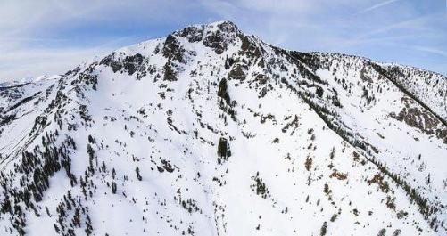 Aerial View Of Mount Tallac, Lake Tahoe - Art Print-Lake Tahoe Prints