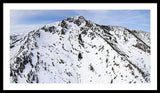 Aerial View Of Mount Tallac, Lake Tahoe - Framed Print-Lake Tahoe Prints