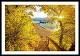 Autumn Steps - Lake Tahoe - Framed Print