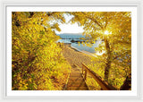 Autumn Steps - Lake Tahoe - Framed Print