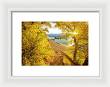 Autumn Steps - Lake Tahoe - Framed Print