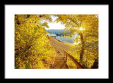 Autumn Steps - Lake Tahoe - Framed Print