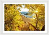 Autumn Steps - Lake Tahoe - Framed Print