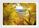 Autumn Steps - Lake Tahoe - Framed Print