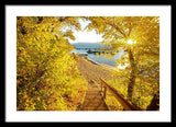 Autumn Steps - Lake Tahoe - Framed Print