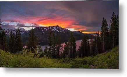 Blinding Light by Brad Scott - Metal Print-Metal Print-Lake Tahoe Prints