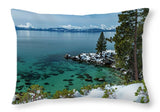Blue Bird Secret Cove By Brad Scott - Throw Pillow-Lake Tahoe Prints