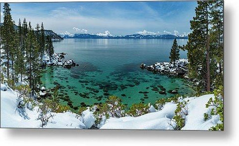 Blue Bird Secret Cove By Brad Scott - Metal Print-Lake Tahoe Prints