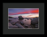 Bonsai Rock On Fire - Framed Print