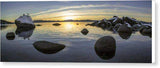Bonsai Rock Sunset - Canvas Print-20.000" x 7.125"-Lake Tahoe Prints