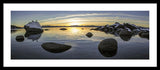 Bonsai Rock Sunset - Framed Print