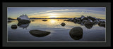 Bonsai Rock Sunset - Framed Print