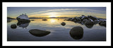 Bonsai Rock Sunset - Framed Print