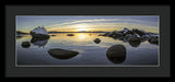 Bonsai Rock Sunset - Framed Print