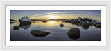 Bonsai Rock Sunset - Framed Print