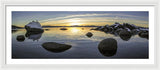 Bonsai Rock Sunset - Framed Print