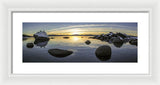 Bonsai Rock Sunset - Framed Print