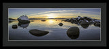 Bonsai Rock Sunset - Framed Print
