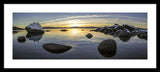 Bonsai Rock Sunset - Framed Print