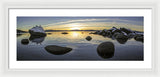 Bonsai Rock Sunset - Framed Print