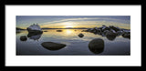 Bonsai Rock Sunset - Framed Print