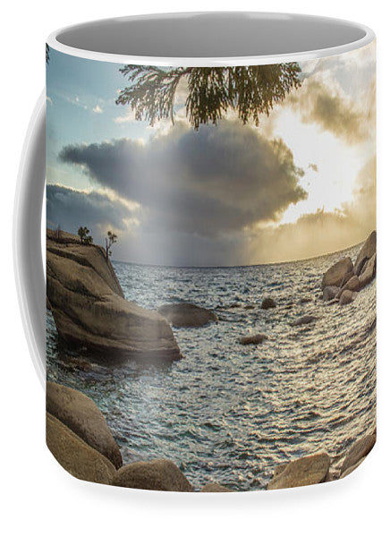 Bonsai Rock Through The Trees By Brad Scott - Mug