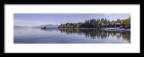 Commons Beach Lake Tahoe - Framed Print