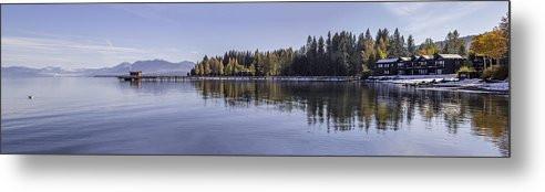 Commons Beach Lake Tahoe - Metal Print