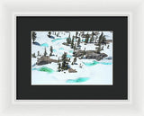 Desolation Blue Ice - Framed Print
