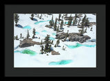 Desolation Blue Ice - Framed Print
